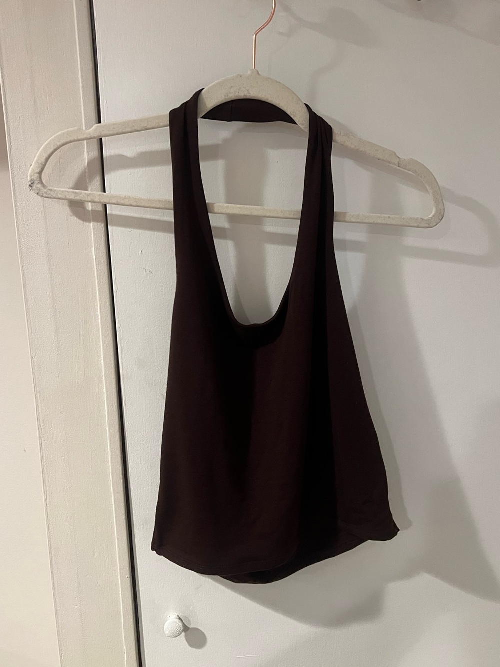 Brown Halter Top